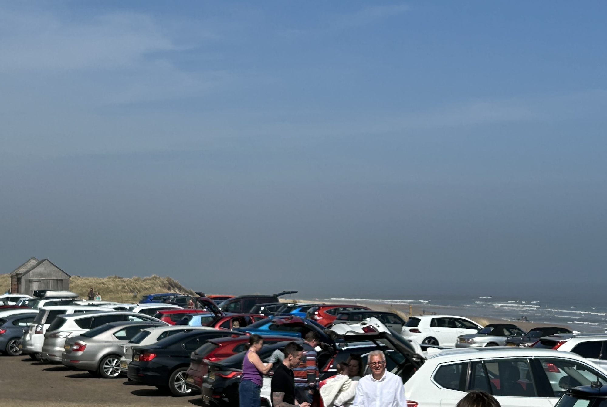 Car Park at Winterton-on-Sea Beach